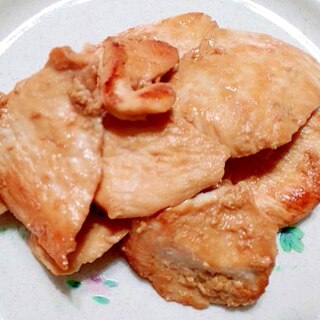 鶏胸肉の生姜醤油焼き